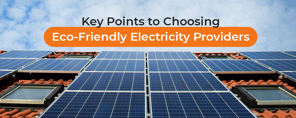 Key points to choosing eco-friendly electricity providers